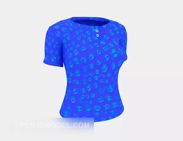 Women Sportswear Top 3d model Women Sportswear Top 3d model