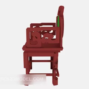 Wood Chinese Chair 3d model