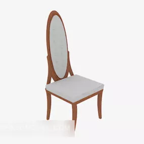 Wood Back Seat 3d model