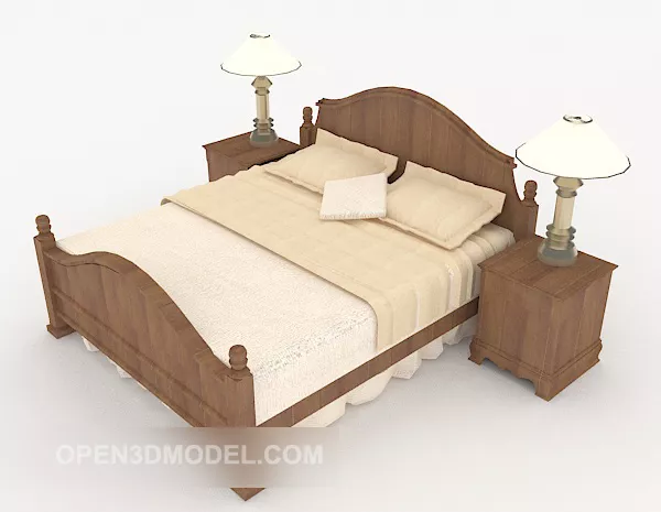 Nightstand Cubic Shape 3d model