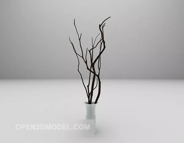 Terracotta Plant Potted 3d model