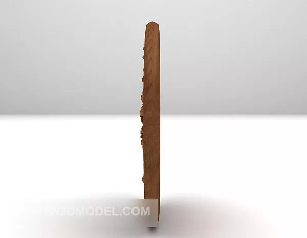 Asian Wood Carving Decorative 3d model Asian Wood Carving Decorative 3d model