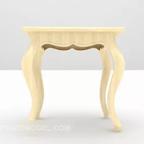 Wood Decoration Rack European Style 3d model