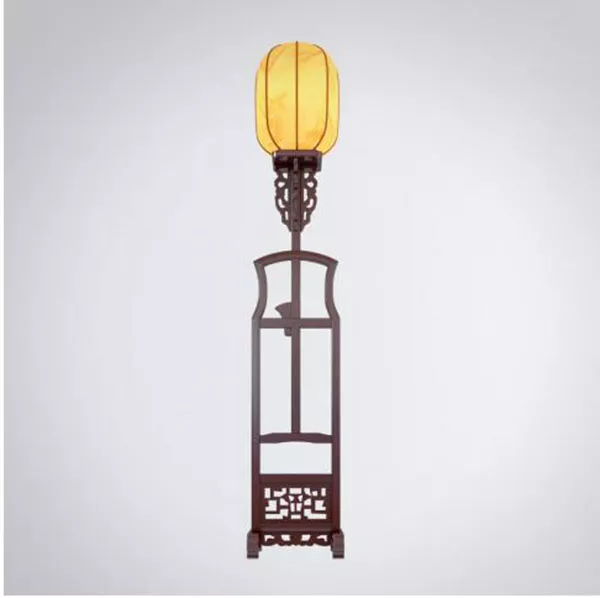 Chinese Wood Floor Lamp V1 3d model Chinese Wood Floor Lamp V1 3d model