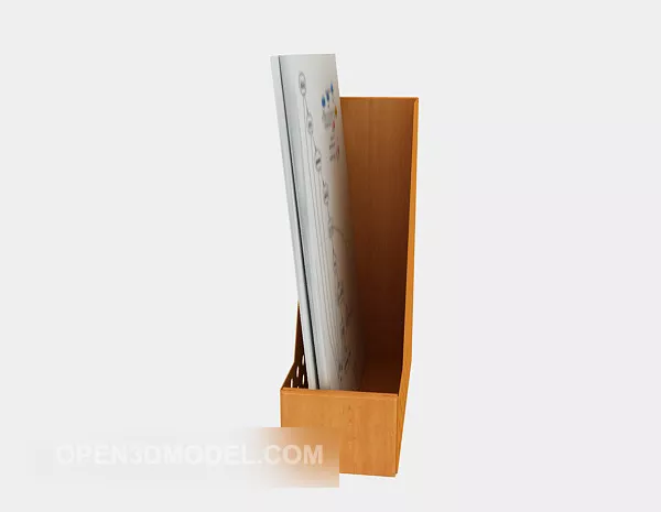 Office Folder Cover Piece 3d model