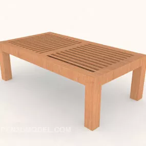 Wood Hollow Coffee Table 3d model