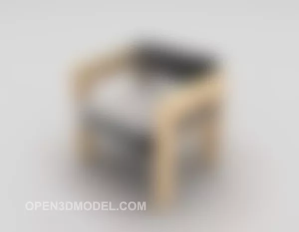 Wood Home Chair Furniture Simple Design 3d model Wood Home Chair Furniture Simple Design 3d model