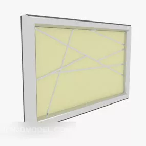 Photo Frame Maple Wood 3d model