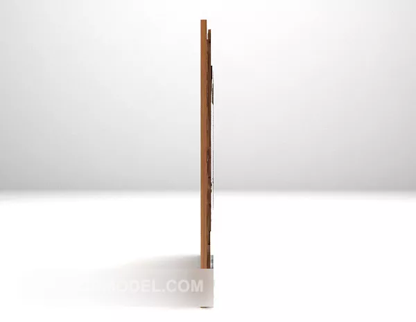 Home Wood Screen Partition 3d model Home Wood Screen Partition 3d model