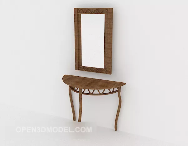 Wood Simple Dresser 3d model Wood Simple Dresser 3d model