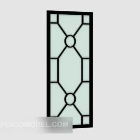 Wood Window Furniture 3d model