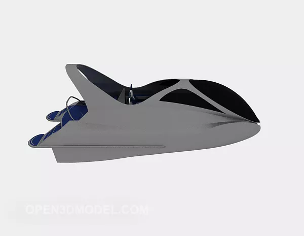 Road Traffic Ramp Slowdown 3d model