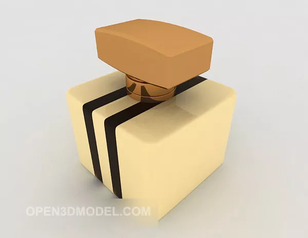 Ducky Bottle Decoration 3d model