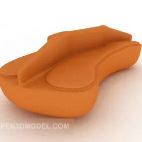 Yellow Modernism Sofa 3d model