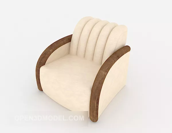Yellow Brown Simple Home Single Sofa V1 3d model Yellow Brown Simple Home Single Sofa V1 3d model