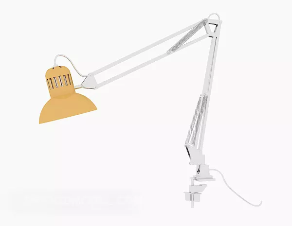 Yellow Casual Table Lamp 3d model Yellow Casual Table Lamp 3d model