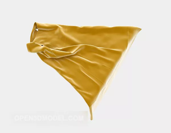 Yellow Dress 3d model Yellow Dress 3d model