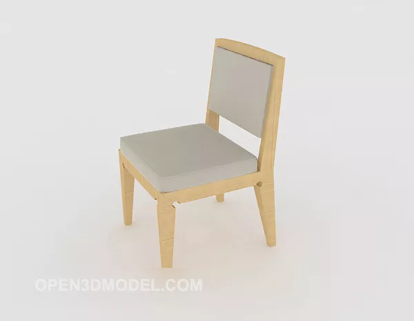 Yellow Home Dining Chair 3d model Yellow Home Dining Chair 3d model
