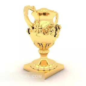 Yellow Metal Set-up 3d model