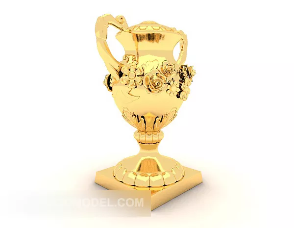 Yellow Metal Set-up 3d model Yellow Metal Set-up 3d model
