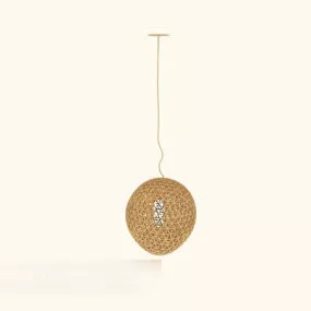 Yellow Minimalist Pendant Lamp 3d model