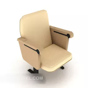 Yellow Minimalist Chair 3d model