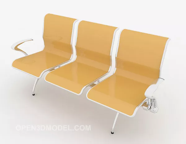 Lounge Chair S Shape 3d model