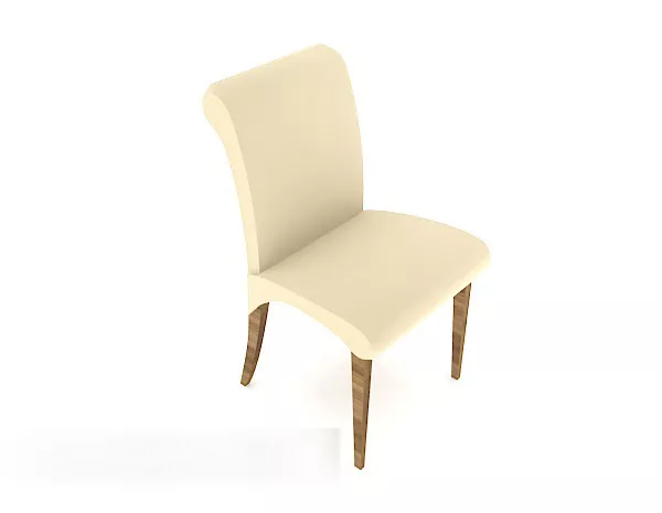 Yellow Practical Home Chair 3d model Yellow Practical Home Chair 3d model