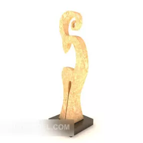 Golden Decoration Luxurious 3d model
