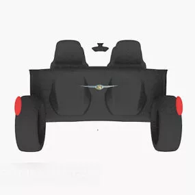 Black Off-road Car 3d model