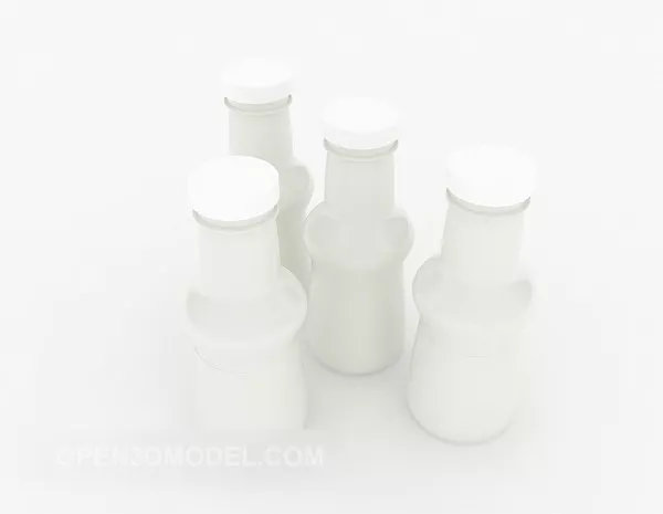 Stainless Steel Water Bottle 3d model