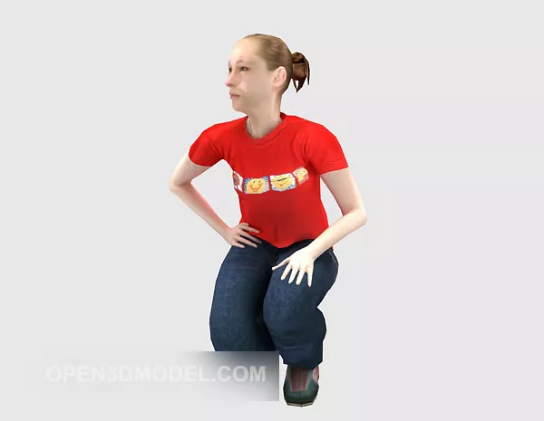Eyepatch Fashion With Mannequin Head 3d model