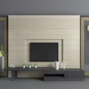 Furniture Stone Wall Building 3d model