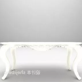 European Style Classic Entrance Console Table 3d model