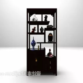 Chinese Decorating Showcase 3d model