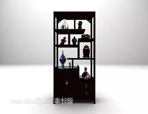 Product Showcase Cabinet For Market 3d model