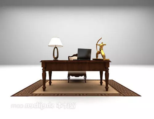 Carpet Brown Pattern 3d model