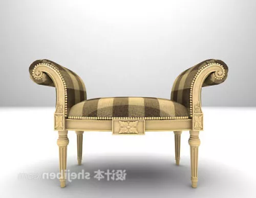 European Day Bed 3d model European Day Bed 3d model