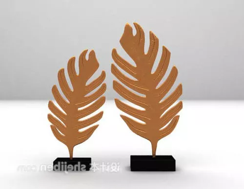Leaf Sculpture Table Decorative 3d model Leaf Sculpture Table Decorative 3d model