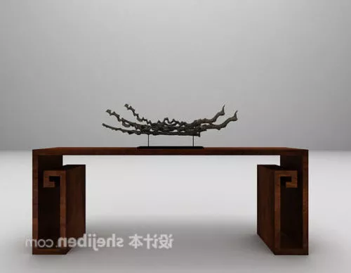 Chinese Retro Simple Console Table 3d model Chinese Retro Simple Console Table 3d model
