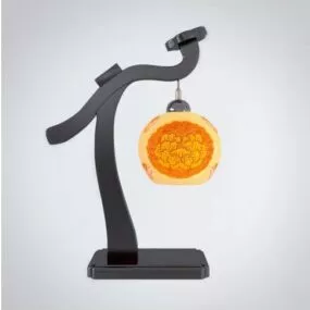 Chinese Traditional Wood Table Lamp 3d model