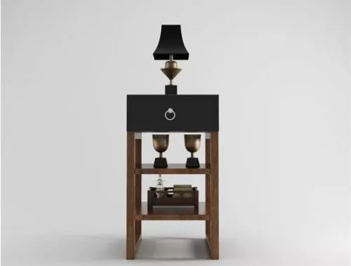 Chinese Furniture Console Desk 3d model