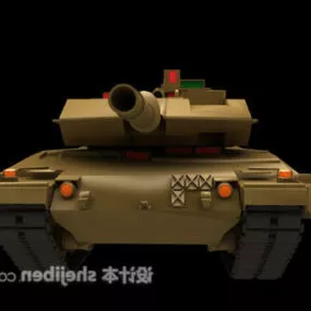 Desert Camo Tank 3d model