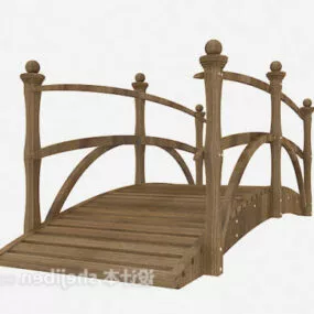 Wood Bridge 3d model
