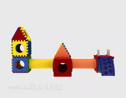 Slide Playground Set 3d model