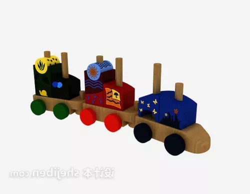 Toy Train 3d model