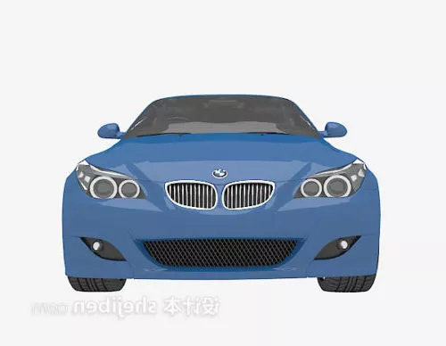Pink Cartoon Car 3d model