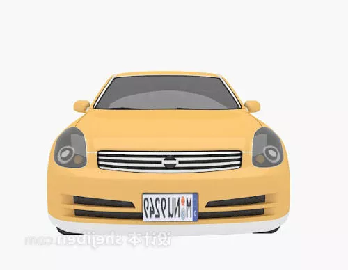 Classic Muscle Sport Car 3d model