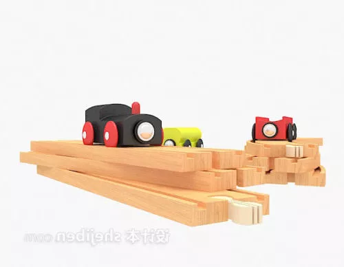Children Toy Train 3d model Children Toy Train 3d model