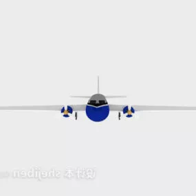Children Toy Plane Plastic 3d model